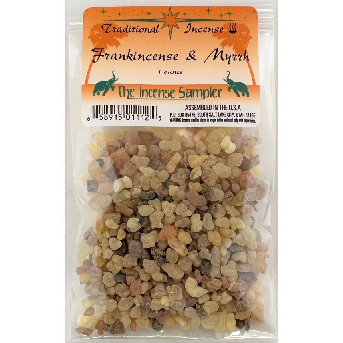 Traditional Incense - Gum Resins, Frankincense & Myrrh Resin