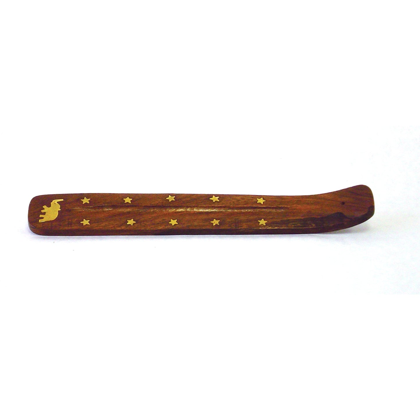 Burning Accessories - Wood & Brass Ganesh Elephant Inlay