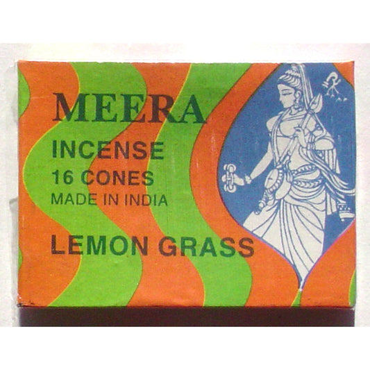 Meera Cones - Nag Champa Special Flora, Lemongrass
