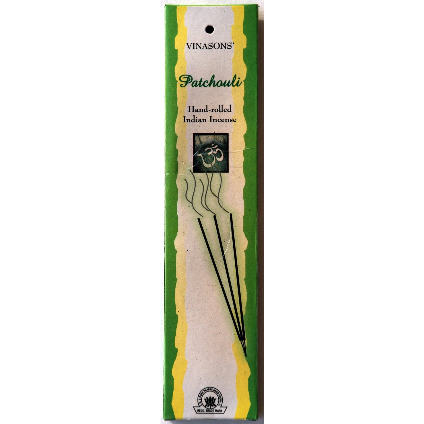 Vinason's - Incense Sticks, Patchouli (Green/White)