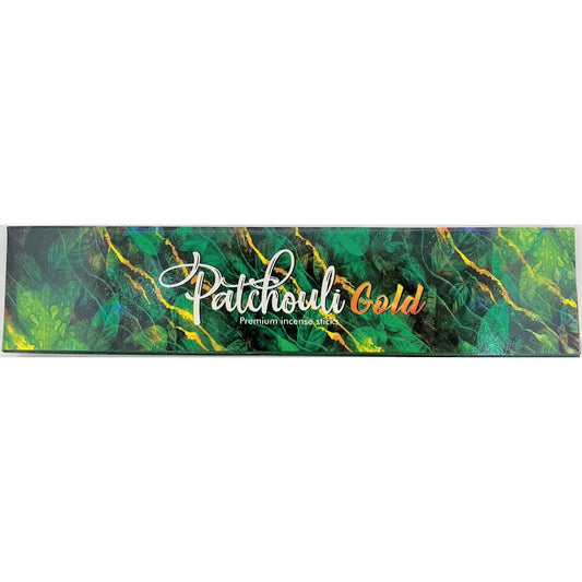 Traditional Indian Incense - Patchouli (Gold)
