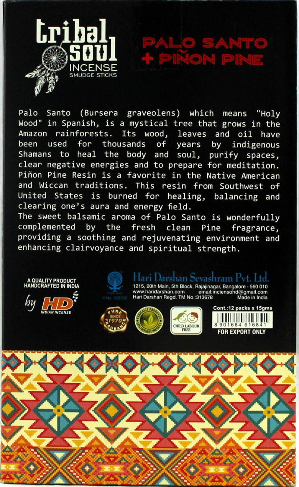 Tribal Soul - Palo Santo & Pinon Pine
