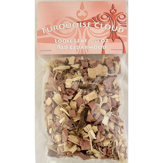 Turquoise Cloud - Loose Leaf, Red Cedarwood Flakes