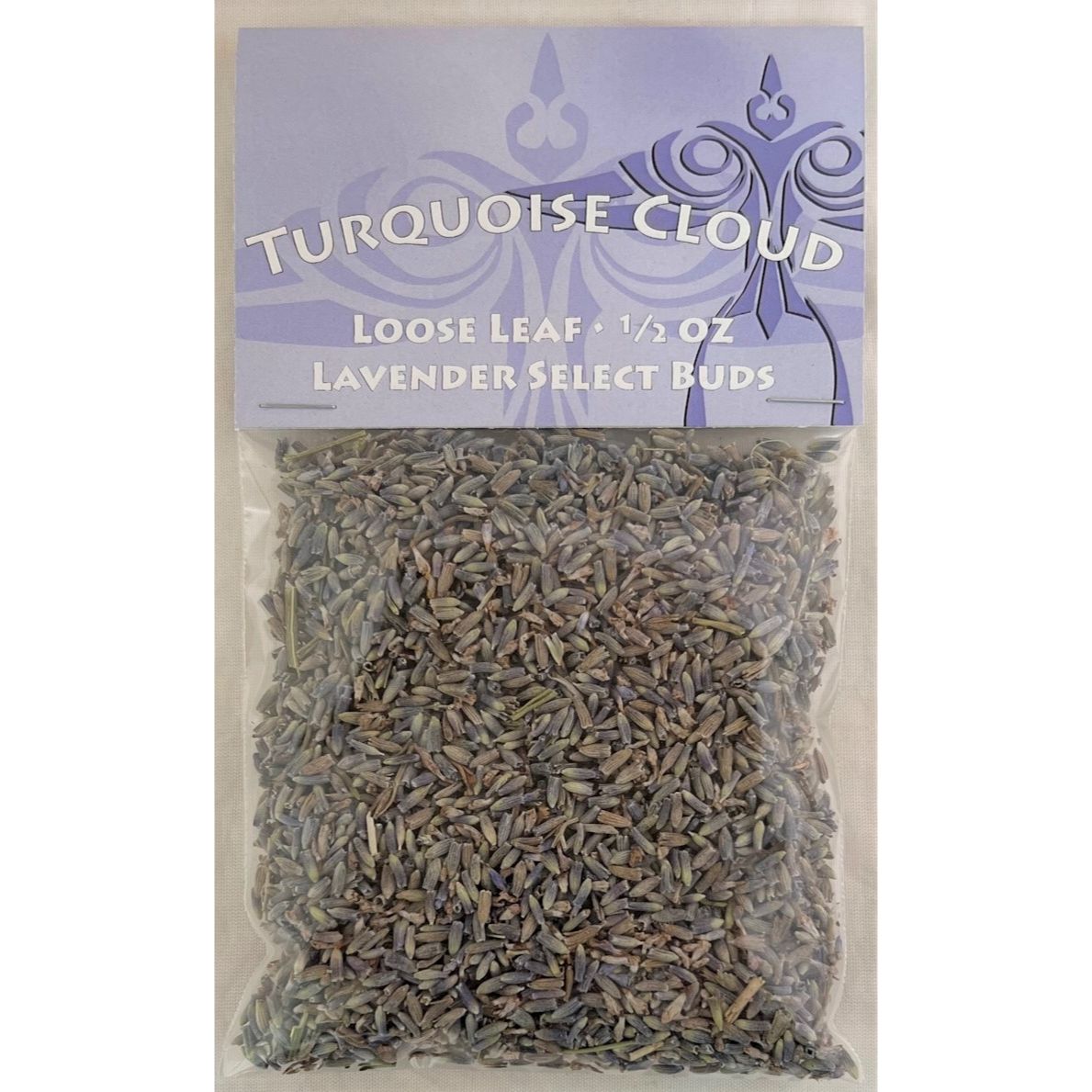 Turquoise Cloud - Loose Leaf, Lavender Select Buds