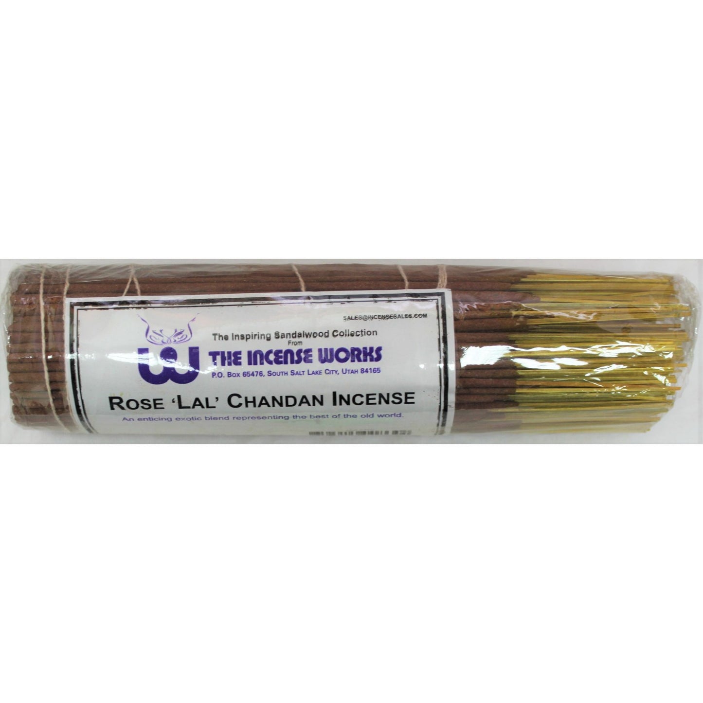 Incense Works - Rose 'lal' Chandan, Bulk Sticks