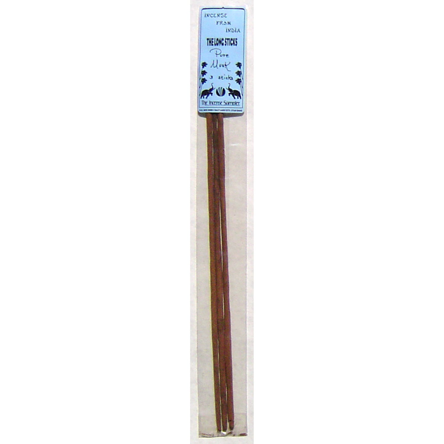 Incense From India - Pure Musk, 15" Garden Sticks