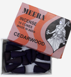 Meera Cones - Nag Champa Special Flora, Cedarwood