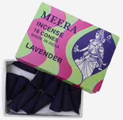 Meera Cones - Nag Champa Special Flora, MeeraLavender