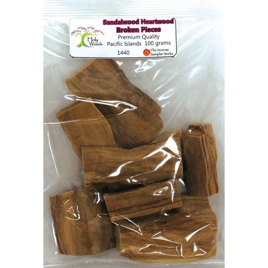 Holy Woods - Sandalwood Heartwood Broken Pieces, Pacific Islands