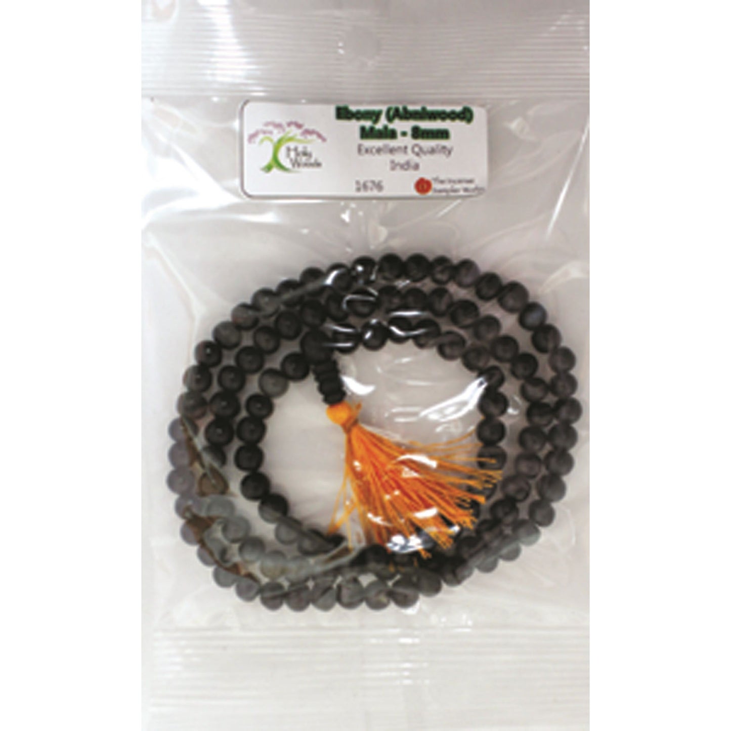 Malas - Ebony (Abniwood), 108 Beads