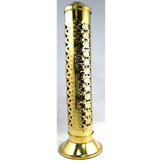 Burning Accessories - Brass Filigree Round 12" Tower