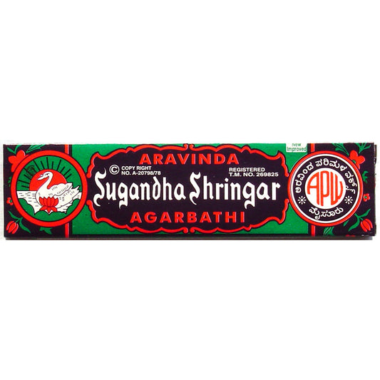 Traditional Indian Incense - Aravinda, Sugandha Shringar