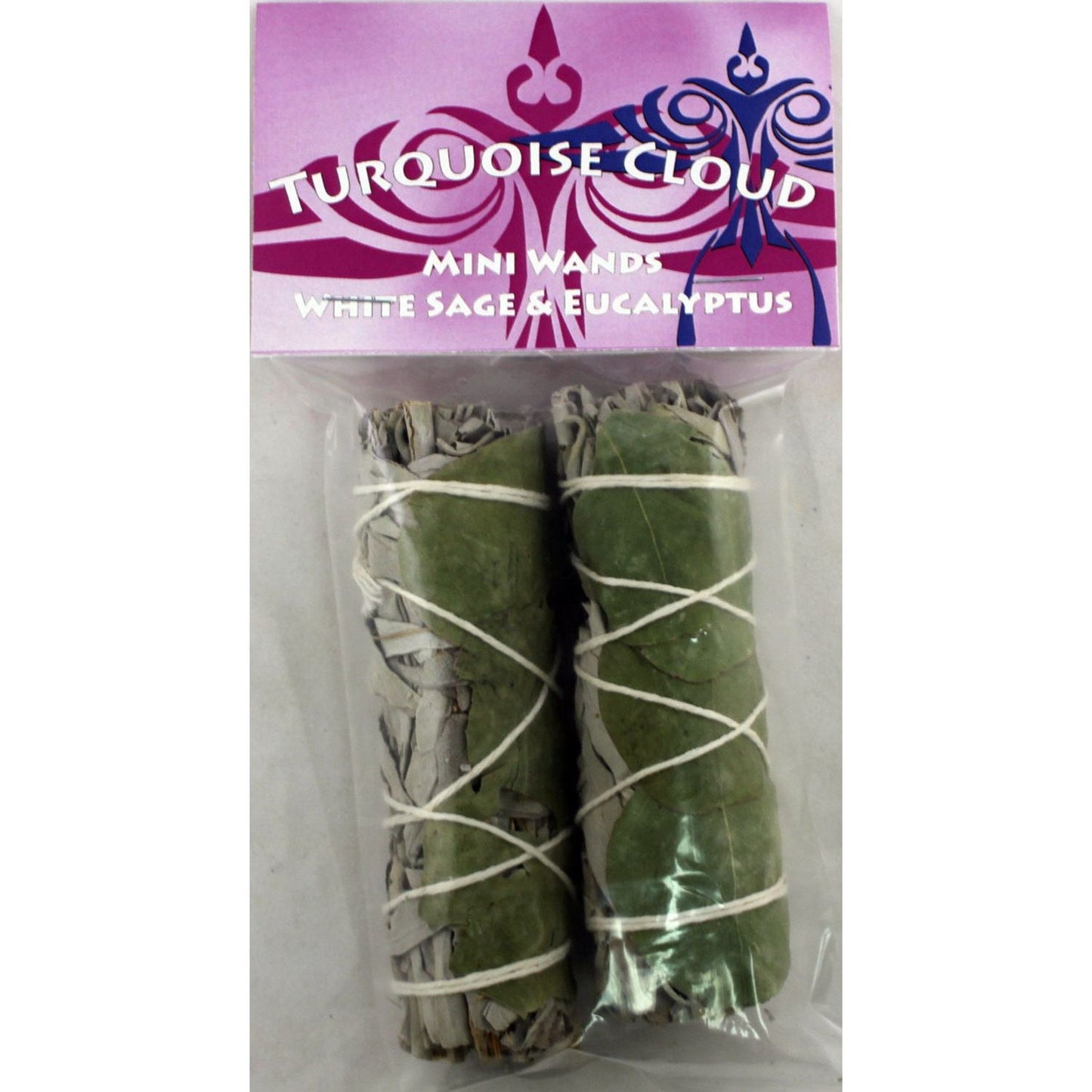 Turquoise Cloud Native American Products - Sage Wands, White Sage + Eucalyptus