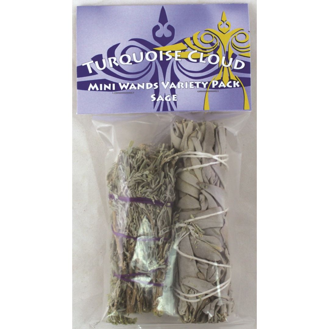 Turquoise Cloud Native American Products - Sage Wands, Sage Variety Pack