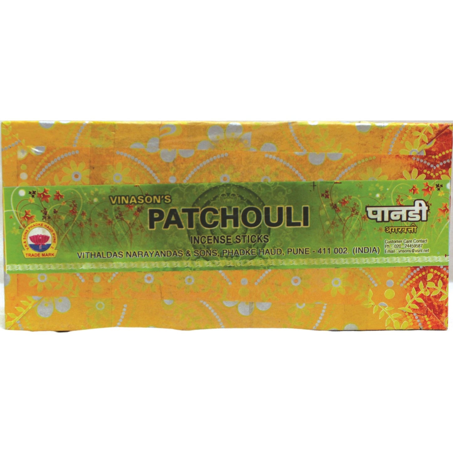 Vinason's - Incense Sticks, Green Patchouli
