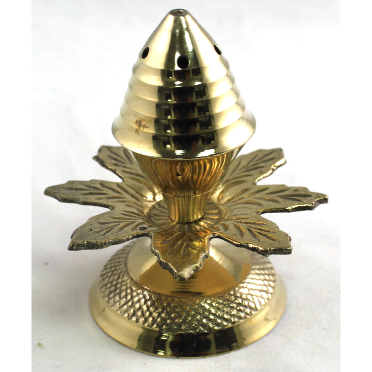Burning Accessories - Brass Lotus Beehive Pedestal
