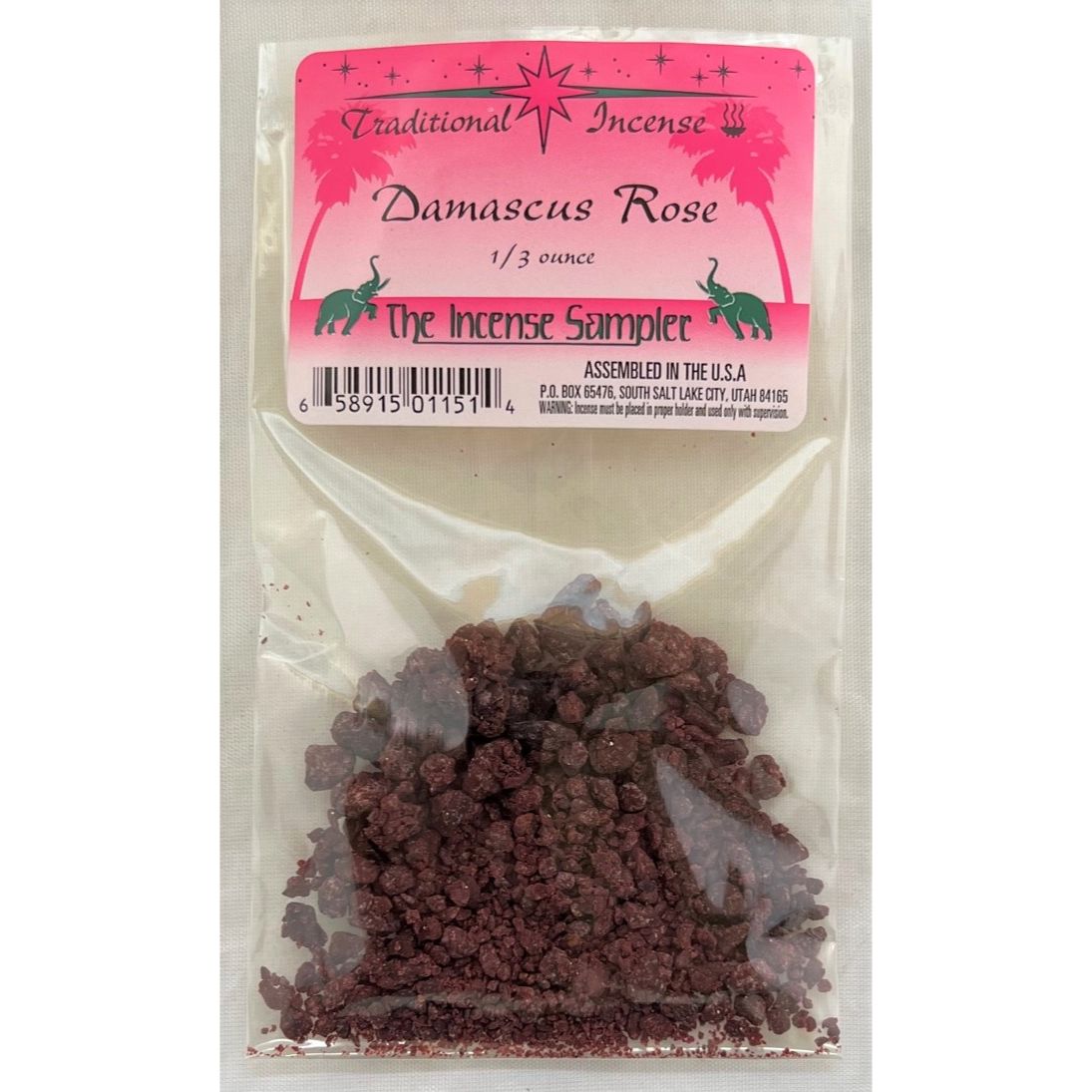 Traditional Incense - Hermitage Resins, Moroccan (Damascus) Rose