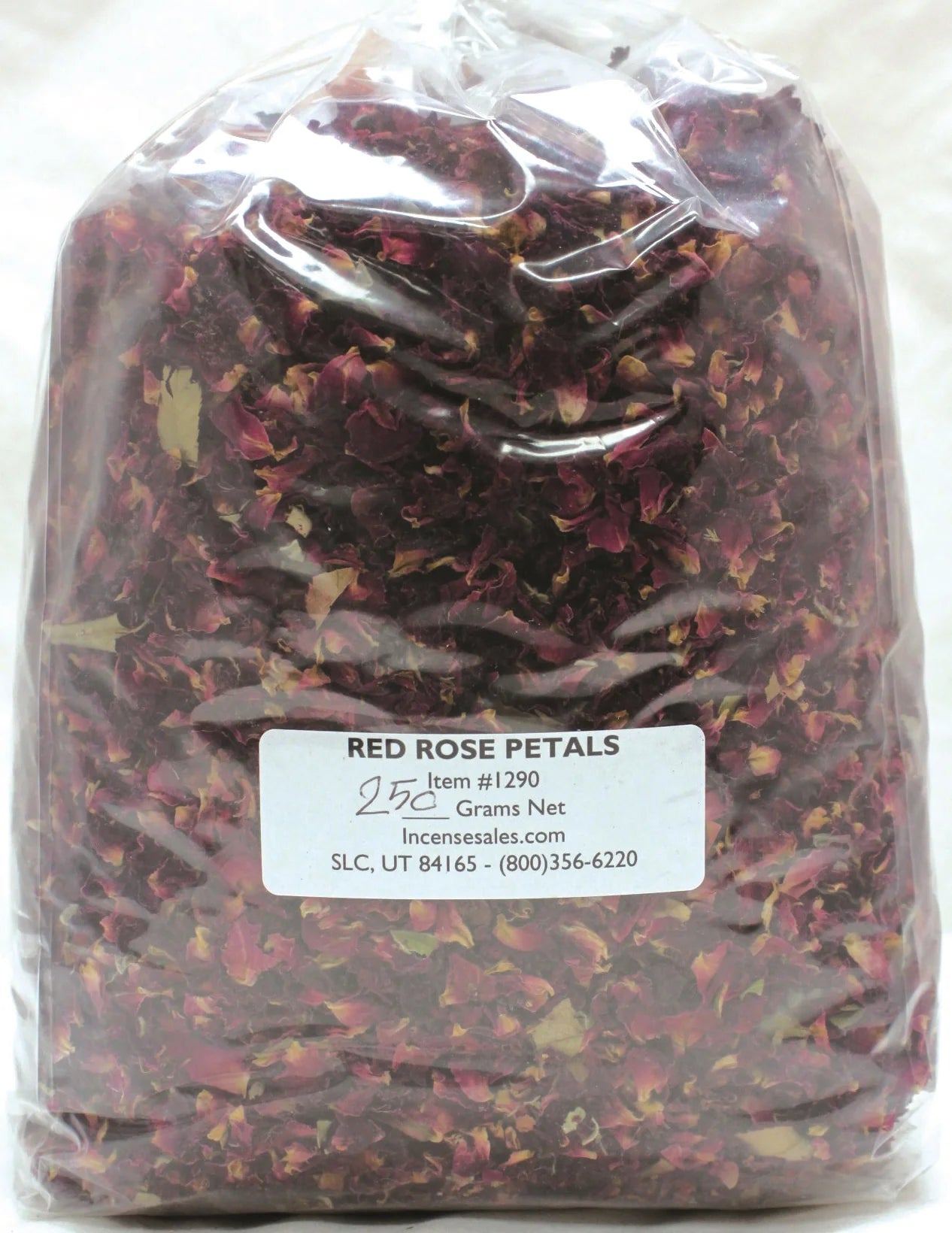 Turquoise Cloud - Loose Leaf, Red Rose Petals