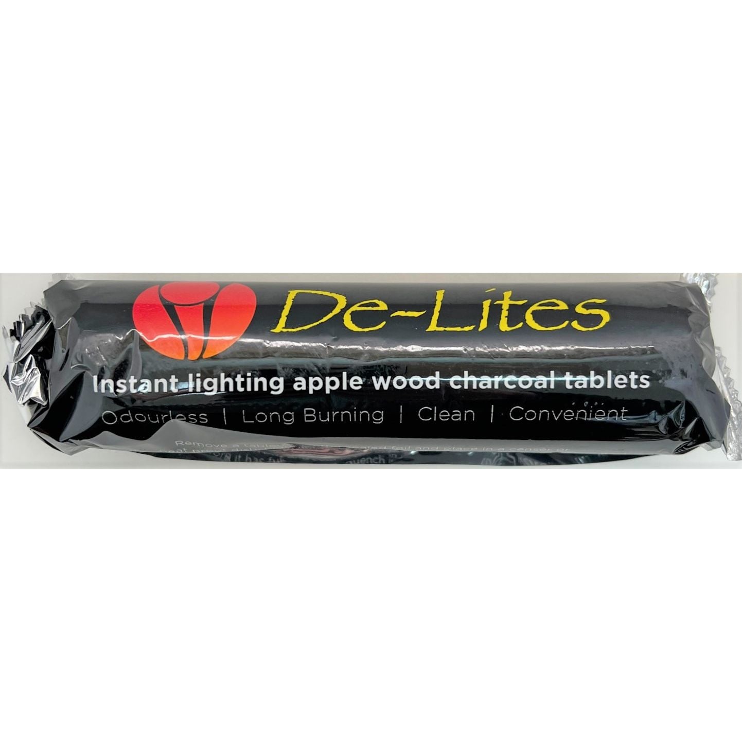 De-Lites Charcoal - Large, 10 Rolls of 10 Tablets