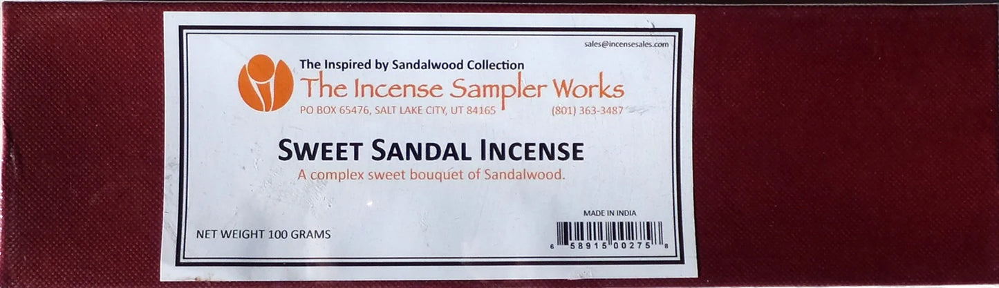 The Incense Works - Sandalwood Collection, Sweet Sandal