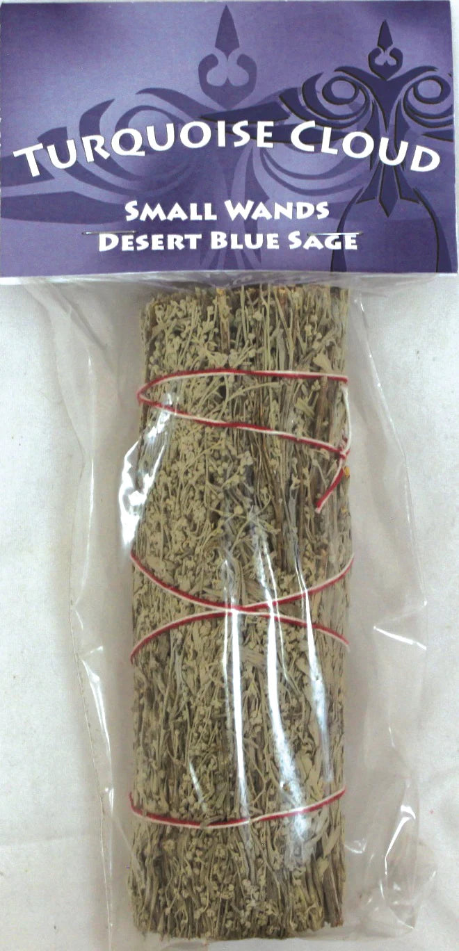 Turquoise Cloud Native American Products - Sage Wands, Desert Blue Sage