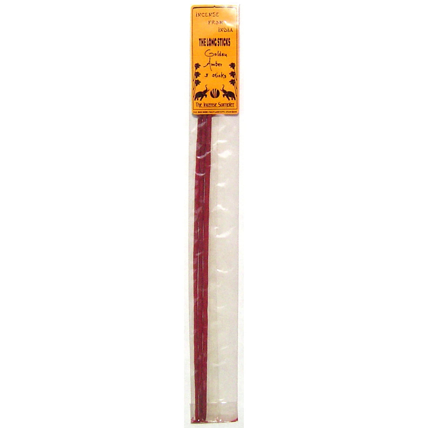 Incense From India - 15" Garden Sticks,  Golden Amber