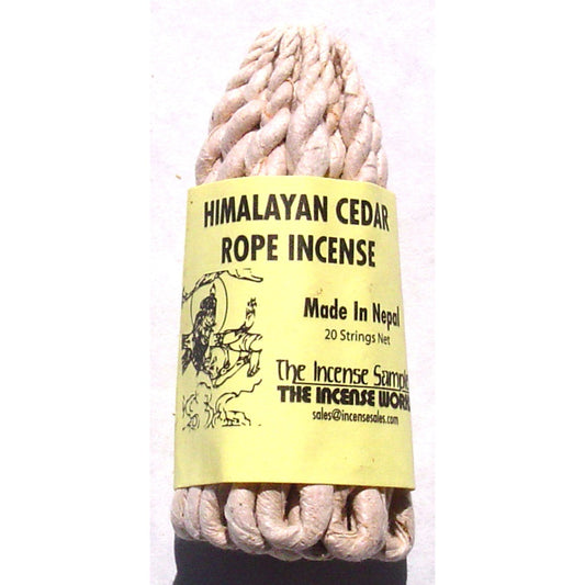 Tibetan Himalayan Cedar Rope Incense