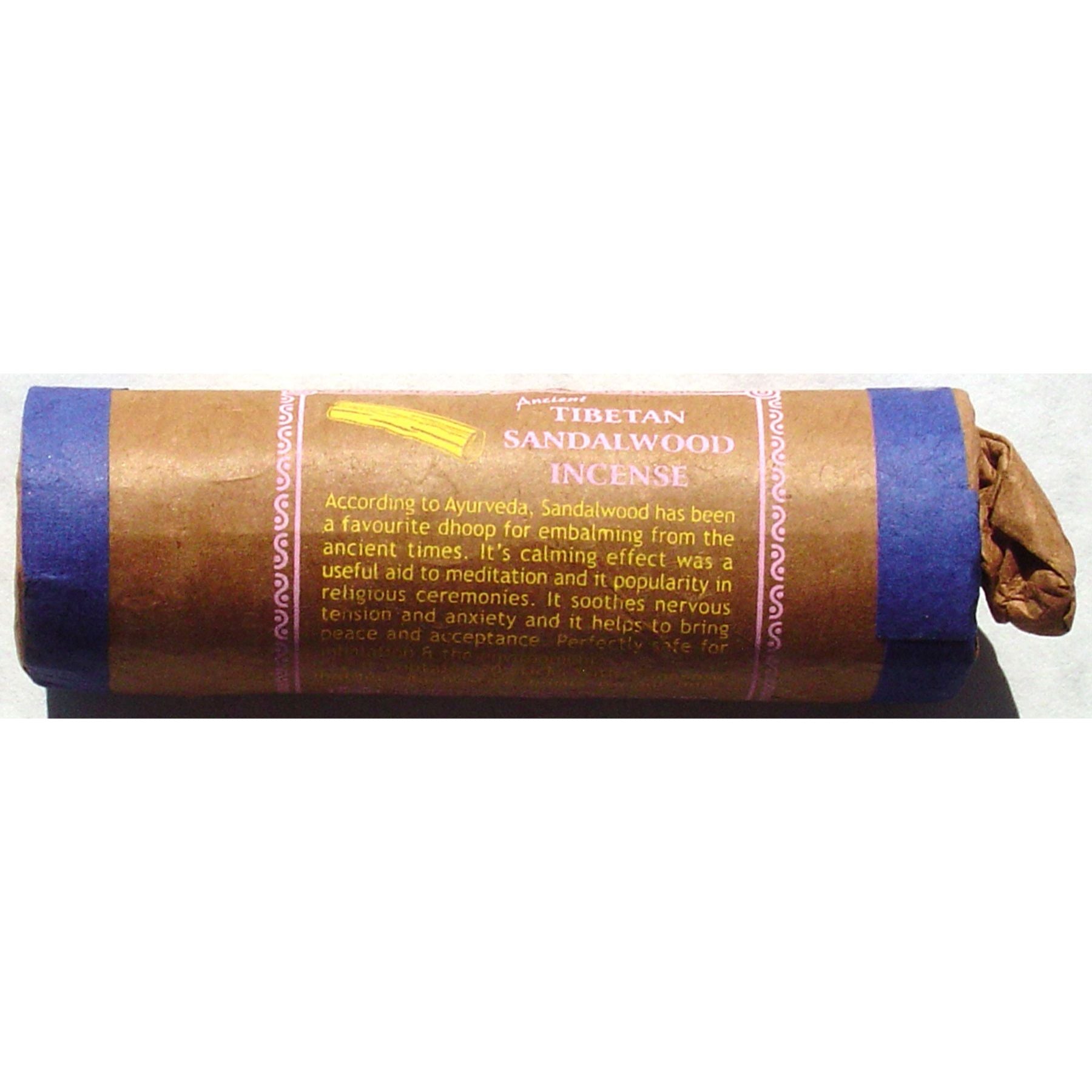 Top Grade Tibetan Sandalwood Incenso Naturale - 8 Bastoncini - J007T