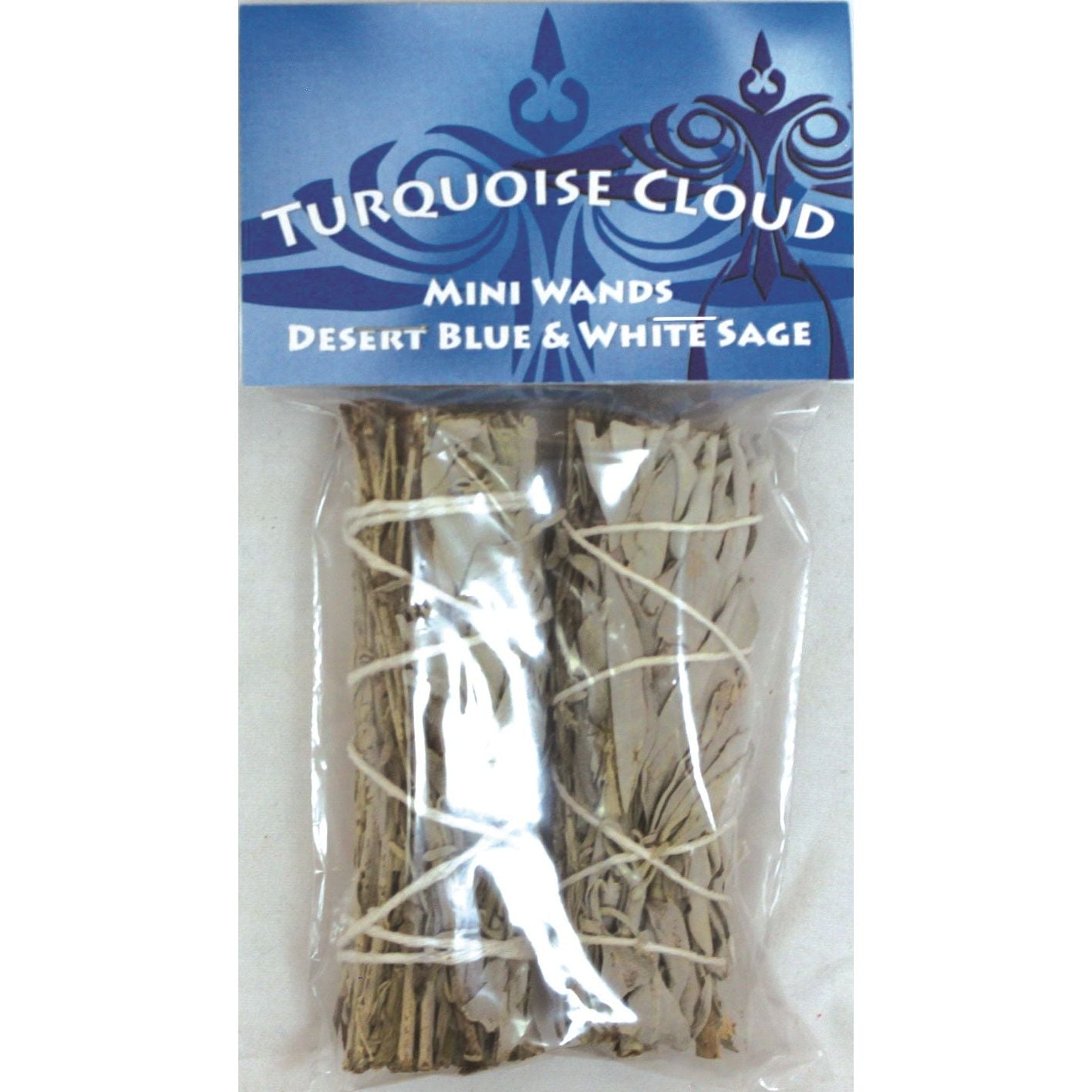Turquoise Cloud Native American Products - Sage Wands, Desert Blue + White Sage